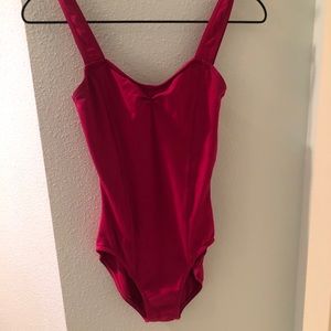 Rich pink leotard